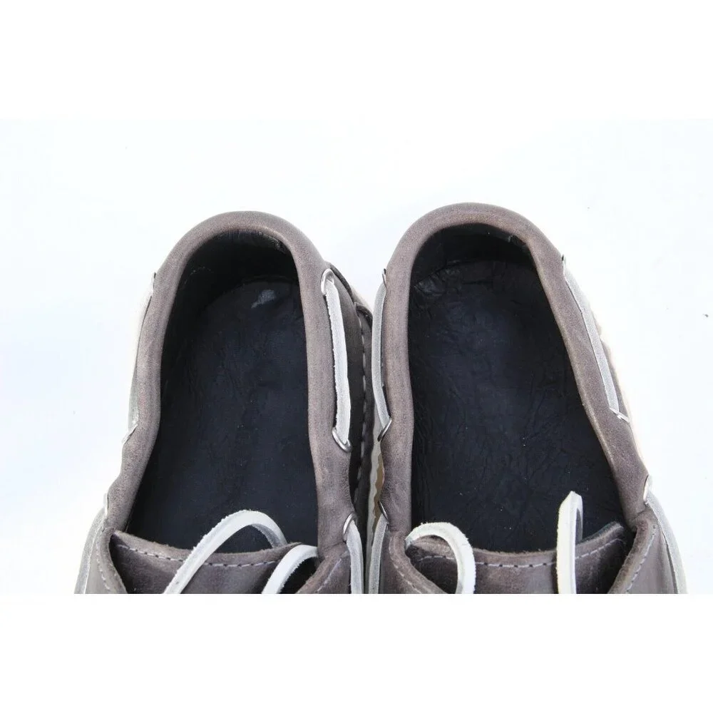 Quoddy Boat Moc II Moccasins Shoes Mens Gray Sz 11 D